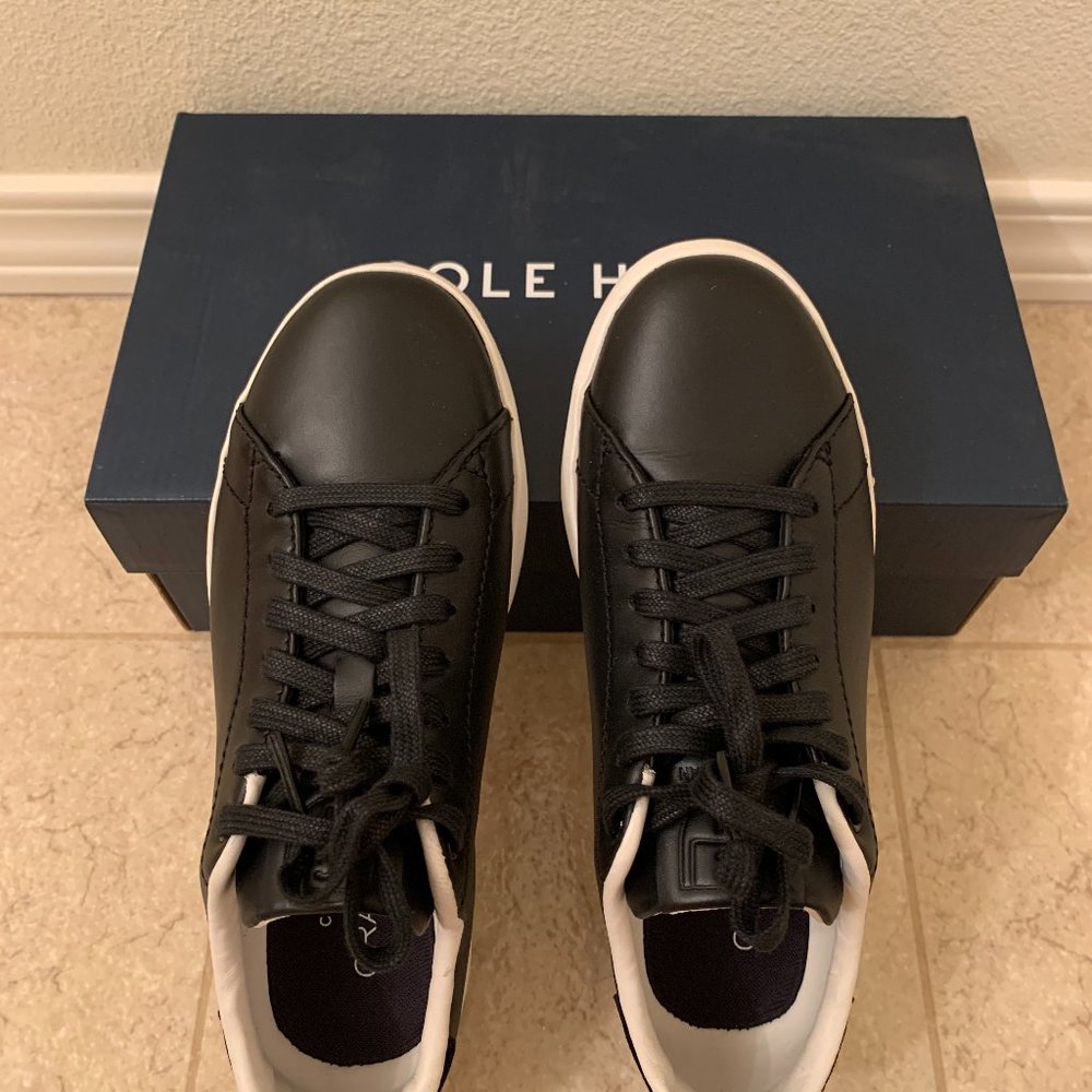 NWT Cole Haan Women's GrandPrø Tennis Sneakers Black Sz: 5.5